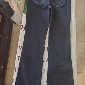 Gloria Vanderbilt stretch denim jeans size 10 bootcut slight flare